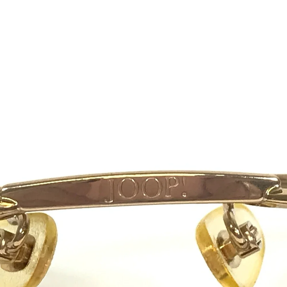 Joop! Eyeglasses Frames Mod.8784-600 Brown Shiny Gold Oval Full Rim 50-20-135